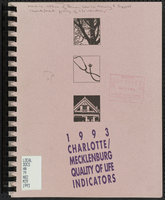 Charlotte-Mecklenburg quality of life indicators. 1993